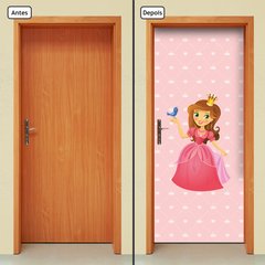 Adesivo Decorativo de Porta - Princesa - 184cnpt - comprar online