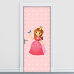 Adesivo Decorativo de Porta - Princesa - 184cnpt