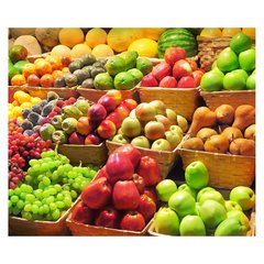 Papel de Parede Frutas Suco Saúde Cozinha Sala Painel Adesivo - 184pc na internet