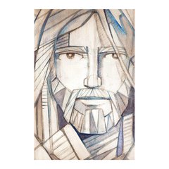 Painel Adesivo de Parede - Jesus Cristo - Abstrato - 1854pn - comprar online