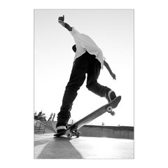 Painel Adesivo de Parede - Skate - Skateboard - 1875pn - comprar online