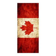 Adesivo Decorativo de Porta - Bandeira Canadá - 188cnpt na internet