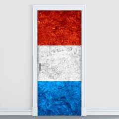 Adesivo Decorativo de Porta - Bandeira Holanda - 1894cnpt