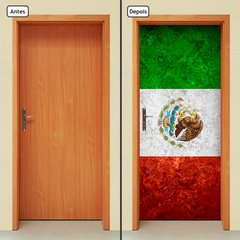 Adesivo Decorativo de Porta - Bandeira México - 1898cnpt - comprar online