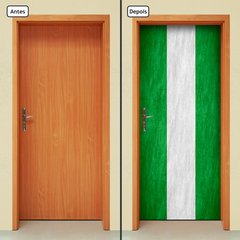 Adesivo Decorativo de Porta - Bandeira Nigéria - 1899cnpt - comprar online