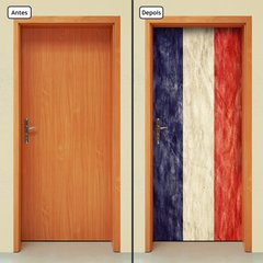 Adesivo Decorativo de Porta - Bandeira França - 190cnpt - comprar online