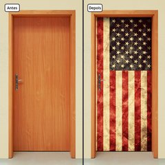 Adesivo Decorativo de Porta - Bandeira Estados Unidos - 192cnpt - comprar online