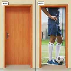 Adesivo Decorativo de Porta - Jogador de Futebol - 1936cnpt - comprar online