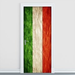 Adesivo Decorativo de Porta - Bandeira Itália - 194cnpt