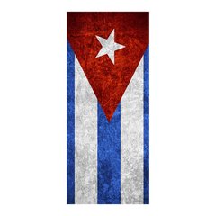 Adesivo Decorativo de Porta - Bandeira Cuba - 1964cnpt na internet