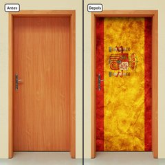 Adesivo Decorativo de Porta - Bandeira Espanha - 197cnpt - comprar online