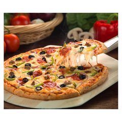 Papel de Parede Pizza Forno Cozinha Alimento Sala Painel Adesivo - 198pc na internet
