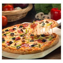 Papel de Parede Pizza Forno Cozinha Alimento Sala Painel Adesivo - 198pc - comprar online