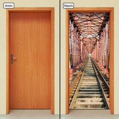 Adesivo Decorativo de Porta - Trilho - Caminho - 199cnpt - comprar online