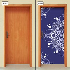 Adesivo Decorativo de Porta - Mandala - 2014cnpt - comprar online