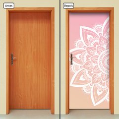 Adesivo Decorativo de Porta - Mandala - 2037cnpt - comprar online