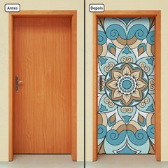 Adesivo Decorativo de Porta - Mandala - 2045cnpt - comprar online