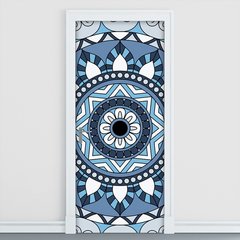 Adesivo Decorativo de Porta - Mandala - 2046cnpt