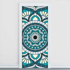 Adesivo Decorativo de Porta - Mandala - 2048cnpt