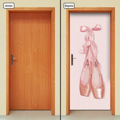 Adesivo Decorativo de Porta - Ballet - Bailarina - 2052cnpt - comprar online