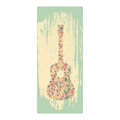 Adesivo Decorativo de Porta - Violão - Música - 2054cnpt na internet