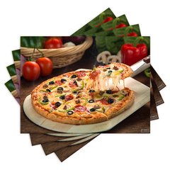 Jogo Americano com 4 peças - Pizza - Pizzaria - Cozinha - 2065Jo