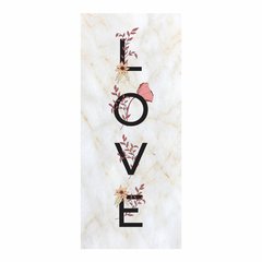 Adesivo Decorativo de Porta - Love - Amor - 2069cnpt na internet