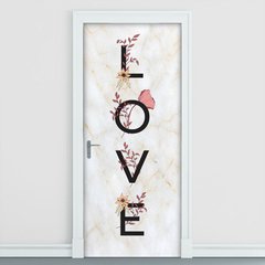 Adesivo Decorativo de Porta - Love - Amor - 2069cnpt