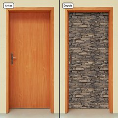 Adesivo Decorativo de Porta - Pedras - 2078cnpt - comprar online