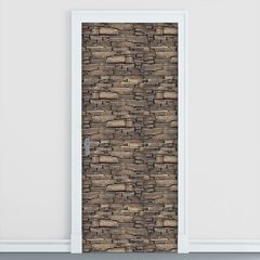 Adesivo Decorativo de Porta - Pedras - 2078cnpt