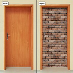 Adesivo Decorativo de Porta - Tijolos - 2079cnpt - comprar online