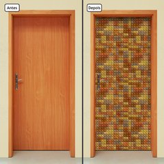 Adesivo Decorativo de Porta - Madeira - 2081cnpt - comprar online