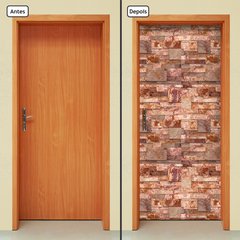 Adesivo Decorativo de Porta - Pedras - 2087cnpt - comprar online