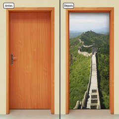 Adesivo Decorativo de Porta - Muralha da China - 209cnpt - comprar online