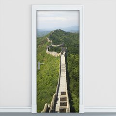 Adesivo Decorativo de Porta - Muralha da China - 209cnpt