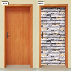Adesivo Decorativo de Porta - Tijolos - 2105cnpt - comprar online