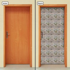 Adesivo Decorativo de Porta - Tijolos - 2109cnpt - comprar online