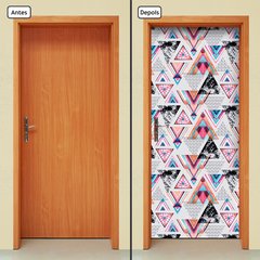 Adesivo Decorativo de Porta - Abstrato - 2118cnpt - comprar online