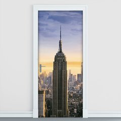 Adesivo Decorativo de Porta - Empire State Building - 2120cnpt