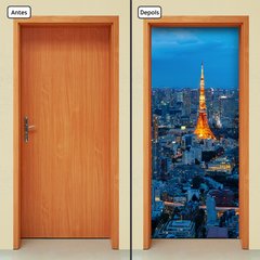 Adesivo Decorativo de Porta - Torre Eiffel - 2126cnpt - comprar online