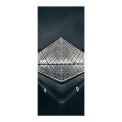Adesivo Decorativo de Porta - Museu do Louvre - Paris - 2129cnpt na internet