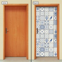 Adesivo Decorativo de Porta - Azulejos - 2131cnpt - comprar online