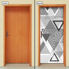 Adesivo Decorativo de Porta - Abstrato - 2140cnpt - comprar online