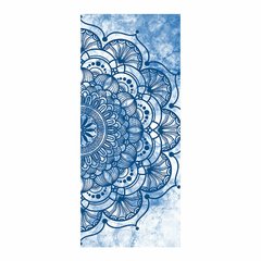 Adesivo Decorativo de Porta - Mandala Azul - 2160cnpt na internet