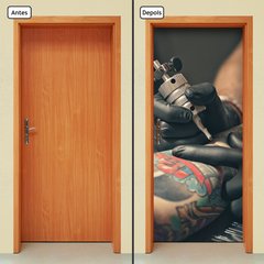 Adesivo Decorativo de Porta - Tatuagem - 2169cnpt - comprar online