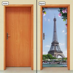 Adesivo Decorativo de Porta - Torre Eiffel - Paris - 2170cnpt - comprar online