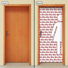 Adesivo Decorativo de Porta - Banheiro Feminino - Bla - 2175cnpt - comprar online