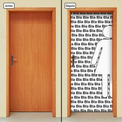Adesivo Decorativo de Porta - Banheiro Feminino - Bla - 2177cnpt - comprar online
