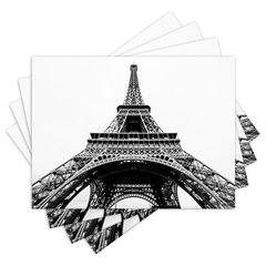 Jogo Americano com 4 peças - Torre Eiffel - Paris - França - 2183Jo