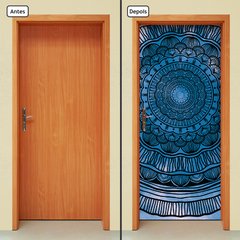 Adesivo Decorativo de Porta - Mandala - 2190cnpt - comprar online